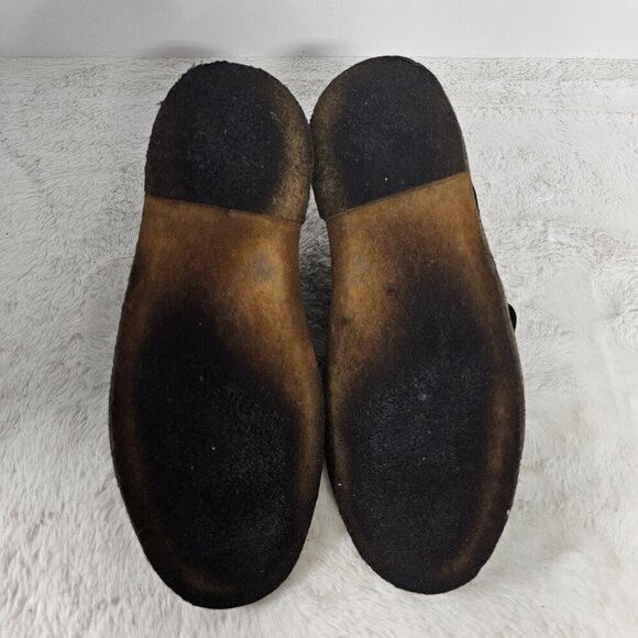 Clarks Black Suede Creepers Chukkas Men's 7 Women's 8.5 - Picture 8 of 12